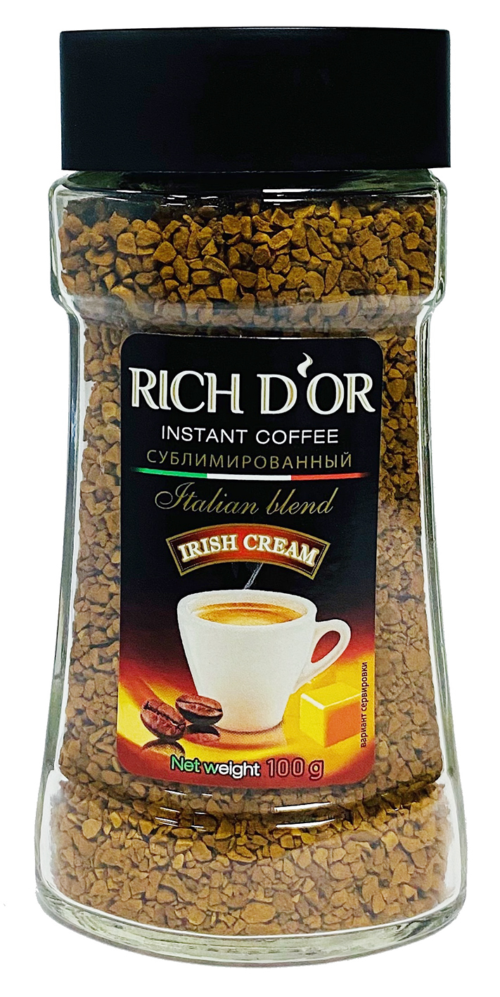 Кофе "RICH D'OR" с ароматом IRISH CREAM 115гр ООО ПК "Фаворит"