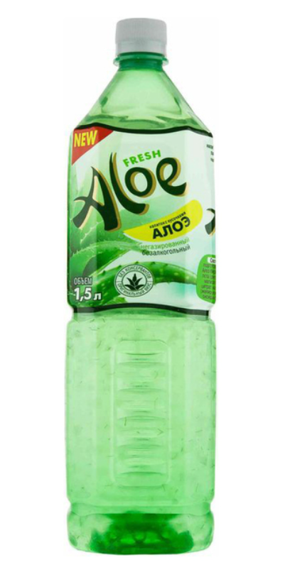 Напиток безалкогольный негазированный "Aloe vera Extra" с кусочками алоэ 1,5 л.