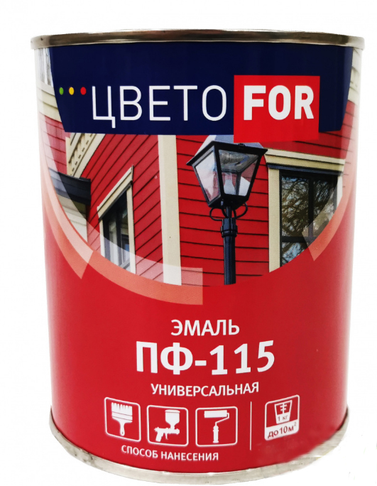 Эмаль ЦВЕТОFOR ПФ, в ассортименте, банка 0,8 кг Ярославские краски