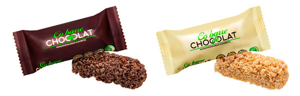 Конфеты мультизлаковые Со Barre CHOCOLAT в тёмной/белой гл. 400 гр.