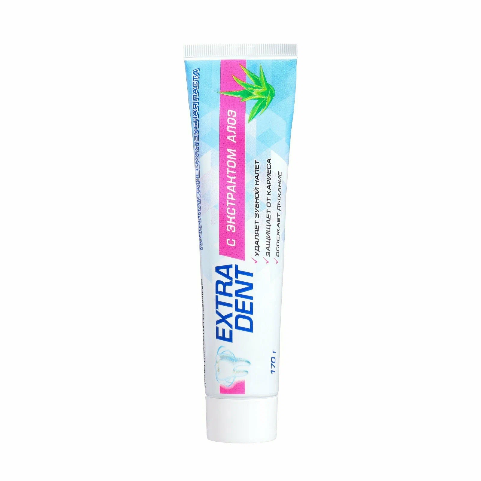 Зубная паста ALOE EXTRA DENT 170 гр, МЫЛОВАРЕННАЯ КОМПАНИЯ ООО (производитель)
