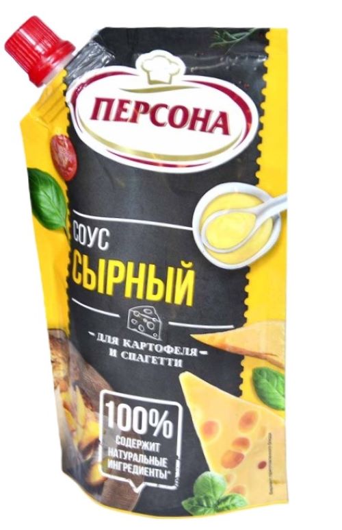 Соус Персона сырный 500гр д/пак, Персона ООО (производитель)