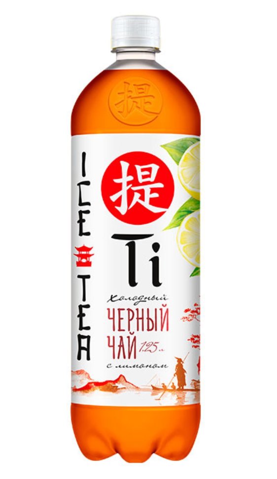 Холодный Чай Черный 1,25л с Лимоном Калинов