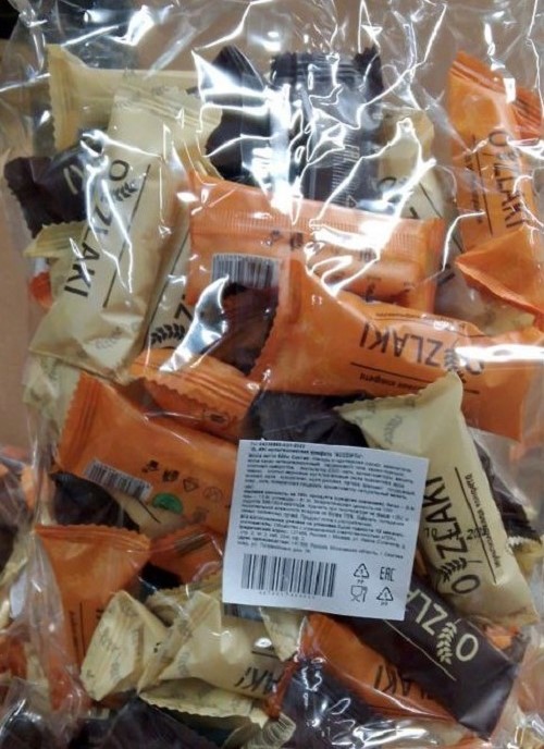 Конфеты Ozlaki мультизлаковые в глазури, 500гр Гек ООО (производитель)