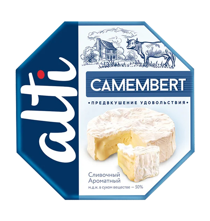 Сыр плавленый Камамбер "Alti" 0,125 гр.