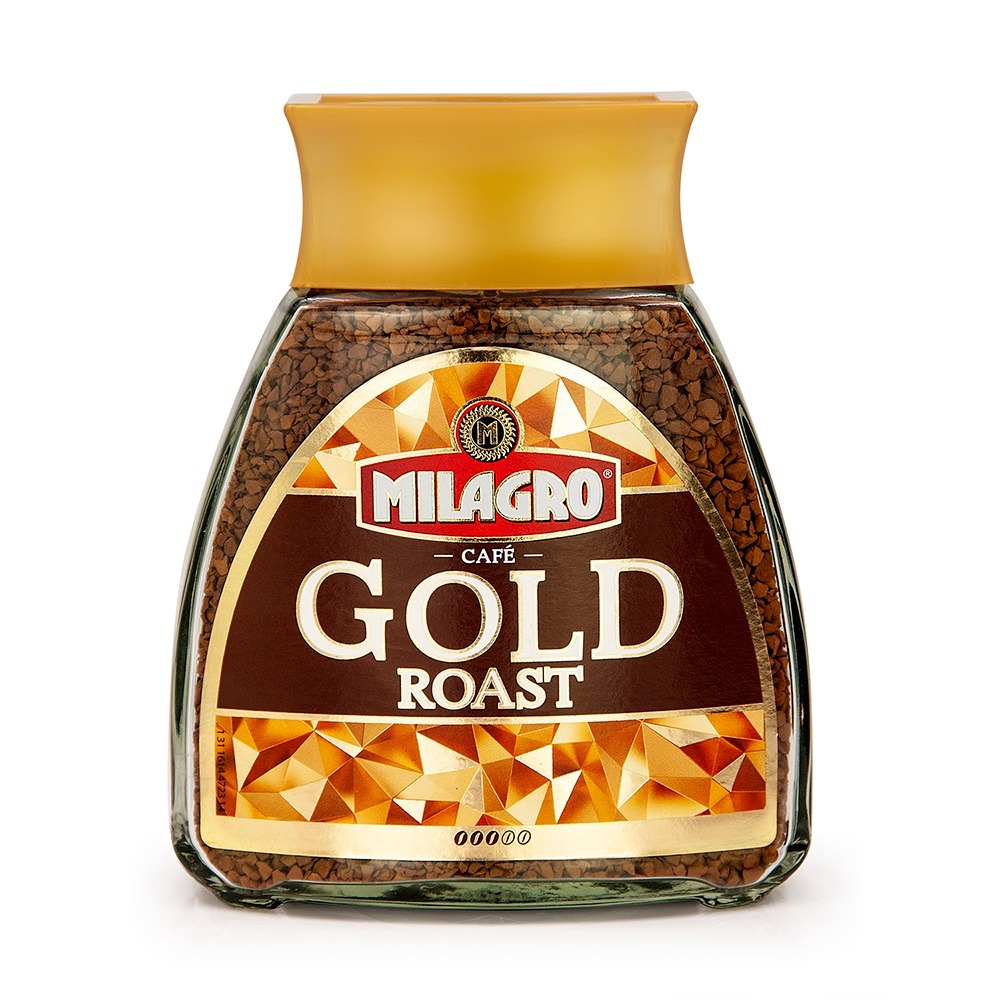 Кофе Milagro Gold растворимый сублимированный 190г ст/б