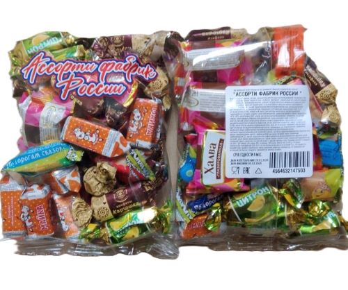 Конфеты Ассорти кондитерских фабрик 0,500гр , Экопродукт