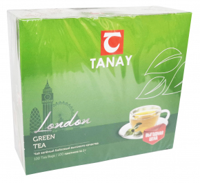 Чай зеленый байховый "Танай Лондон" 100 пак*2г с/я