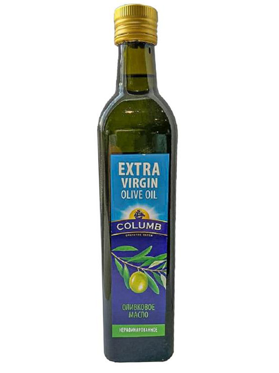 Масло оливковое нераф. высшего качества Extra Virgin olive oil "COLUMB" 500 мл