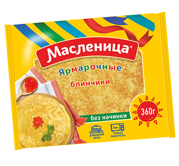 Блинчики Ярмарочные без начинки 360 г