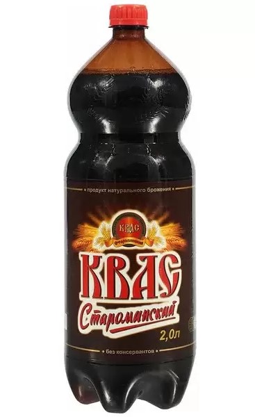 Квас СТАРОМИНСКИЙ традиционный ГОСТ, 2л