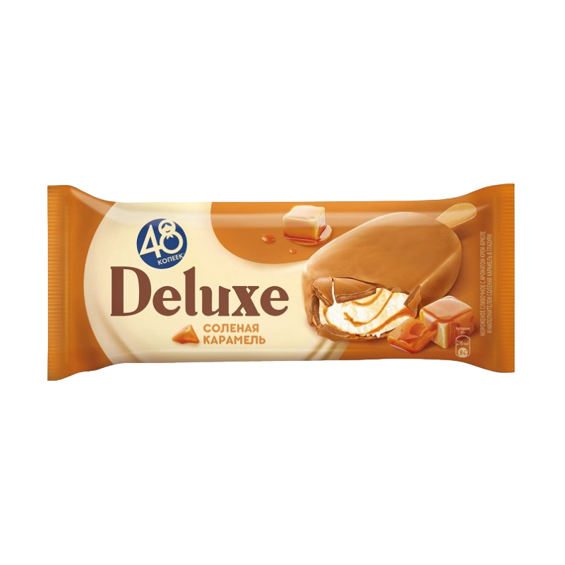 Мороженое эскимо "Deluxe" МДЖ 8%, 59г, БЗМЖ