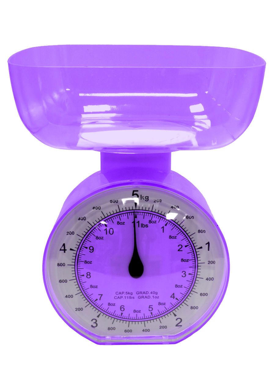 Кухонные весы ArteNuevo KS ( механические, до 5 кг, Точность изм. 40 г, чаша\корпус пластик, (ШxГxВ)