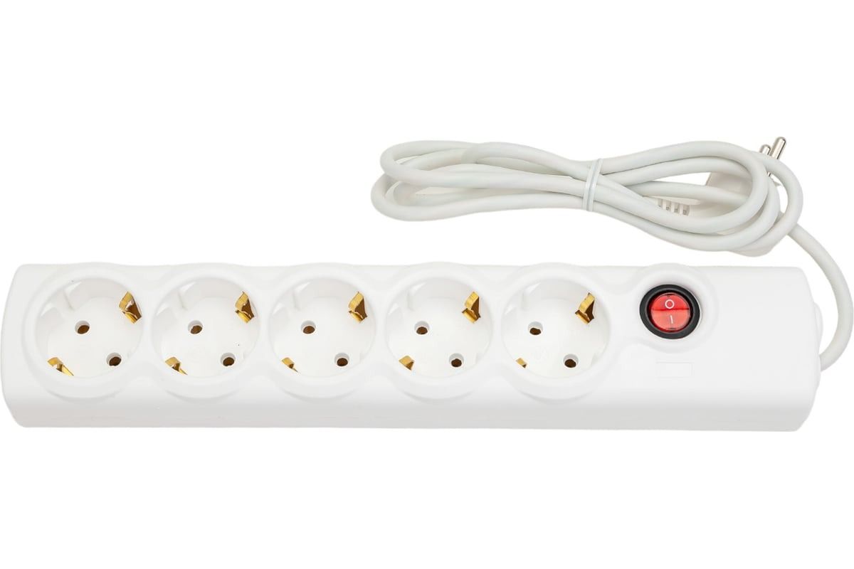Сетевой фильтр Volsten Spi 5x1,5 Z (5 гн. 1,5 м., 10А, 2200 Вт.)