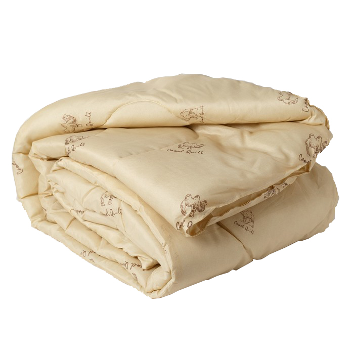 Одеяло верблюжья шерсть1,5сп 200 гр ткань:п/э наполнитель:шерстипон