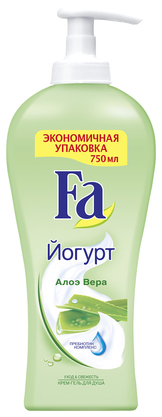 Крем гель для душа BY ФА Йогурт Алоэ Вера 750 мл