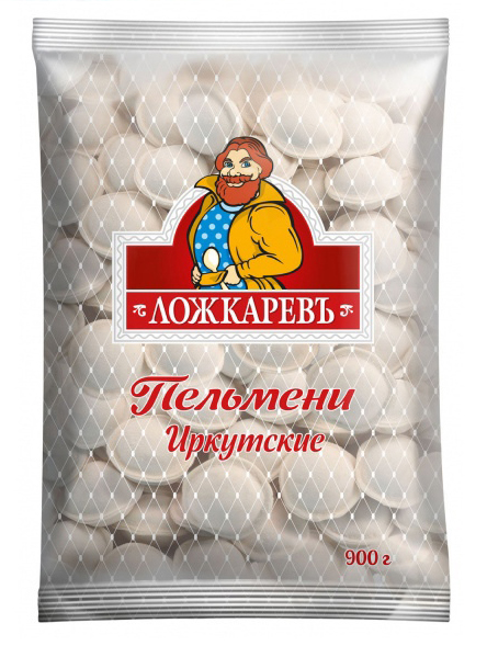 Пельмени Иркутские Ложкарев 900г. Шельф 2000