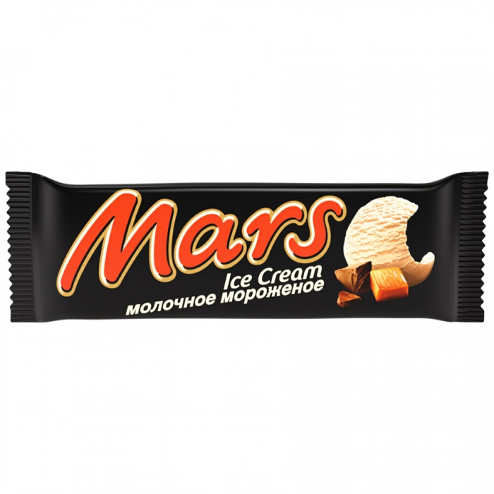 Мороженое батончик Mars с карамелью в глазури 40 гр.