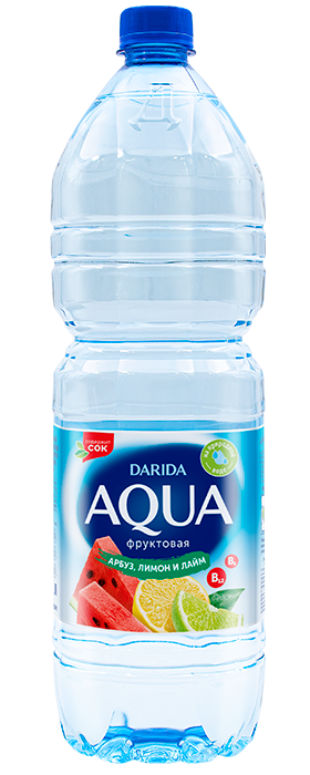 Напиток б/а негаз. AQUA ФРУКТОВАЯ арбуз лимон лайм, 1.5л, Дарида