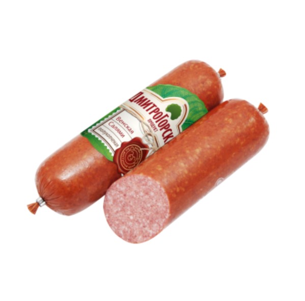 Колбаса п/к Салями Венская в/у 350гр, шт Дмитрогорский продукт