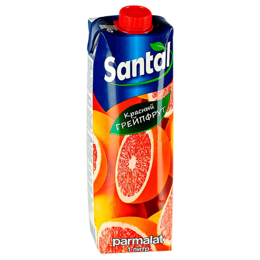 Напиток SANTAL КРАСНЫЙ ГРЕЙПФРУТ 1л