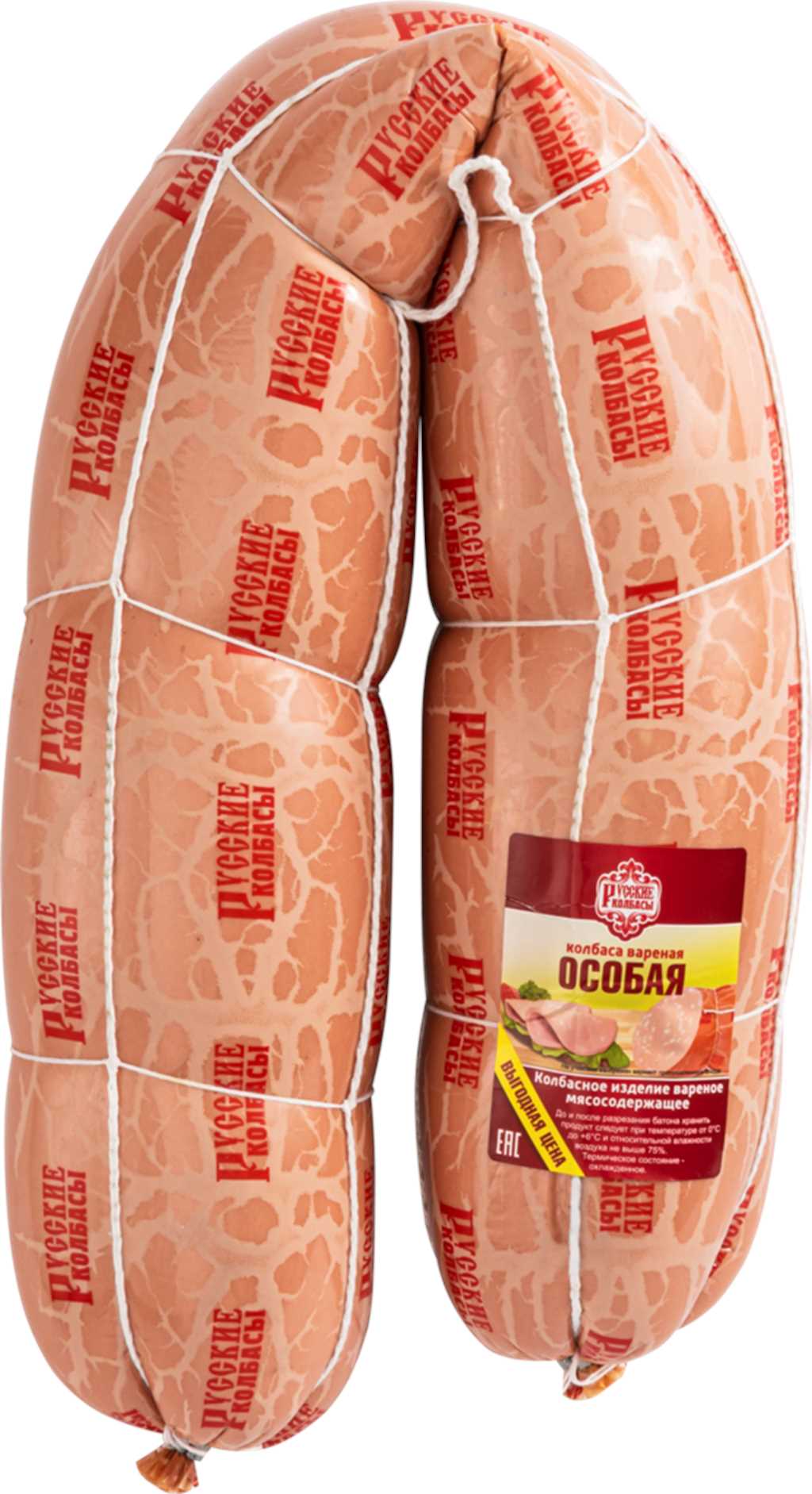 Колбаса "Особая" п/к прод. мясн. кат.В, вес