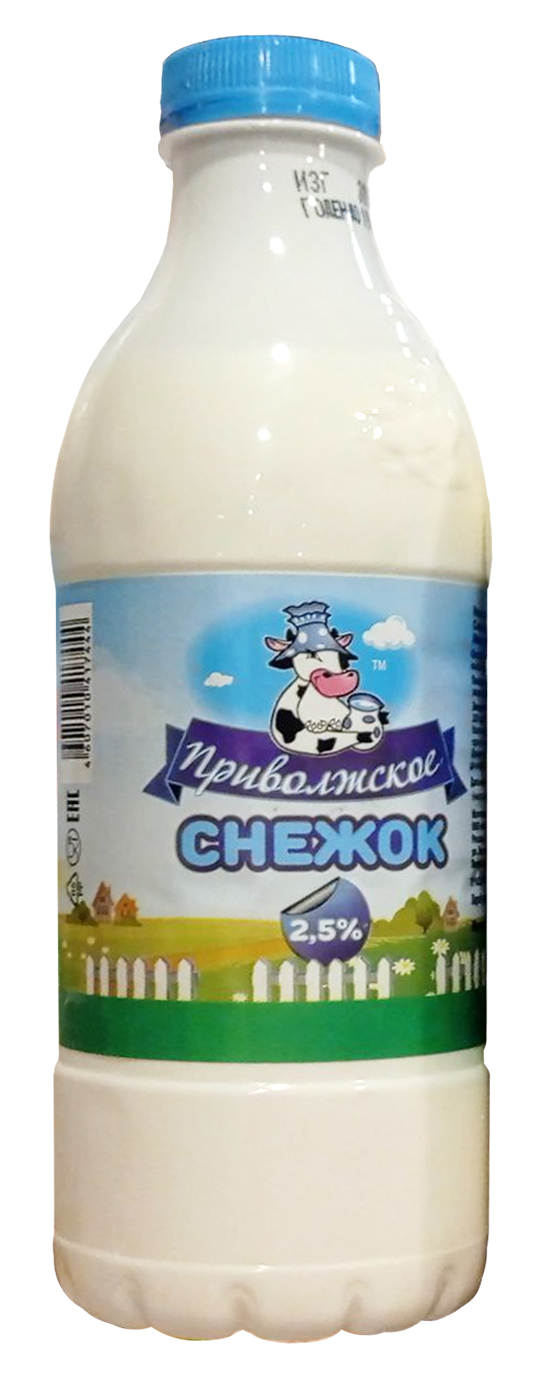 Снежок ТМ "Приволжский" 2,5% ПЭТ бутылка 900 г