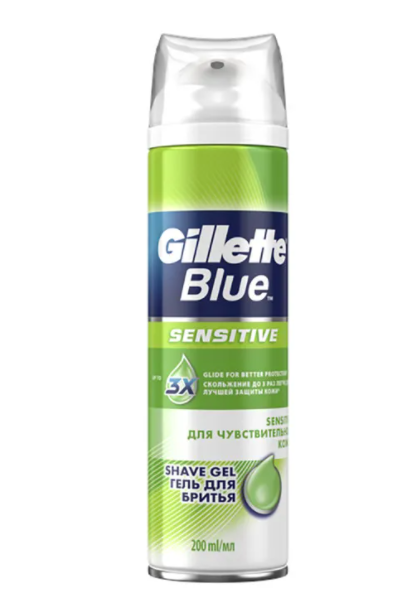 Гель для бритья Gillette Blue 200мл