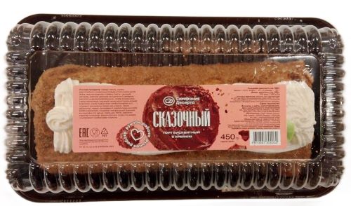 Торт бисквитный Сказочный 450 гр.
