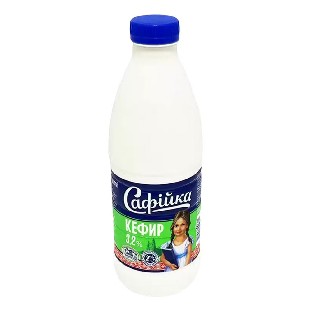 Кефир Сафiйка 3,2% 950 гр. ПЭТ. БЗМЖ