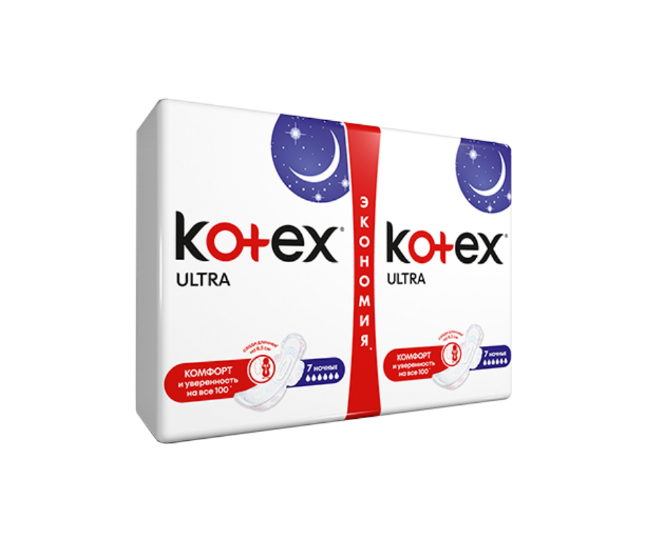 Прокладки для критических дней Kotex Ultra Normal Duo pads 
