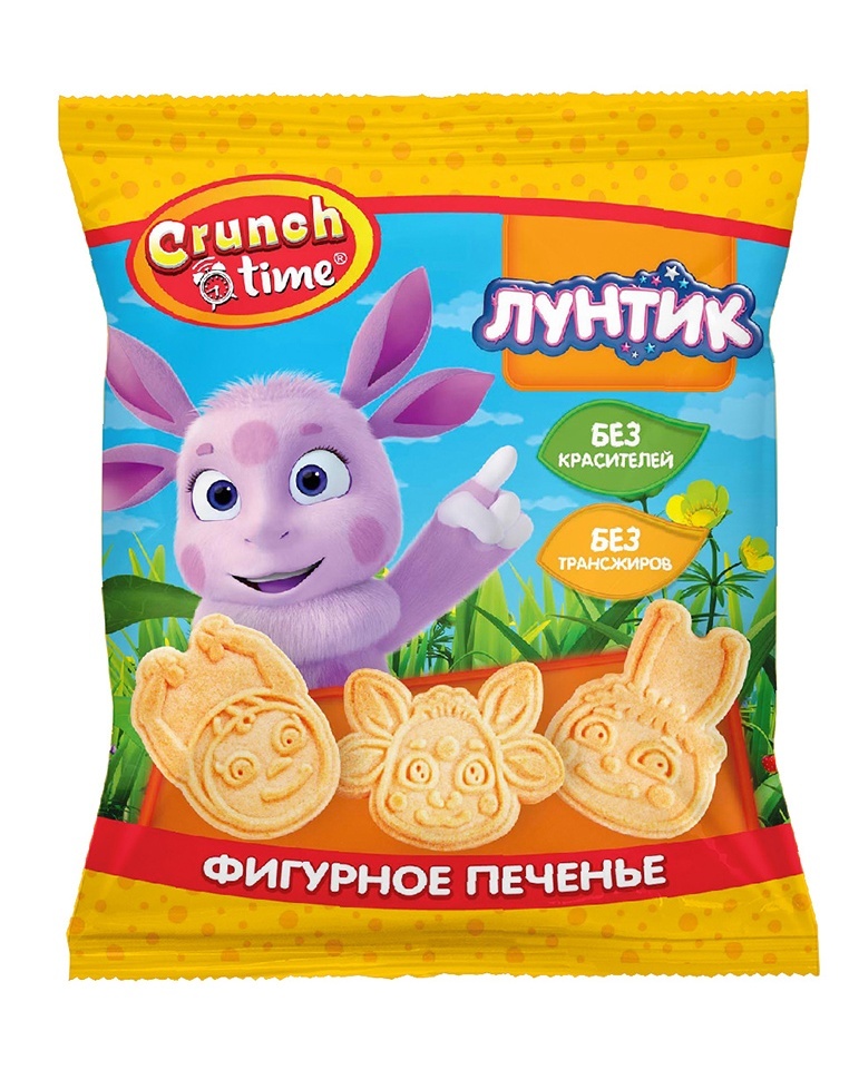 Печенье Crunch Time фигурное герои мультфильмов 20г