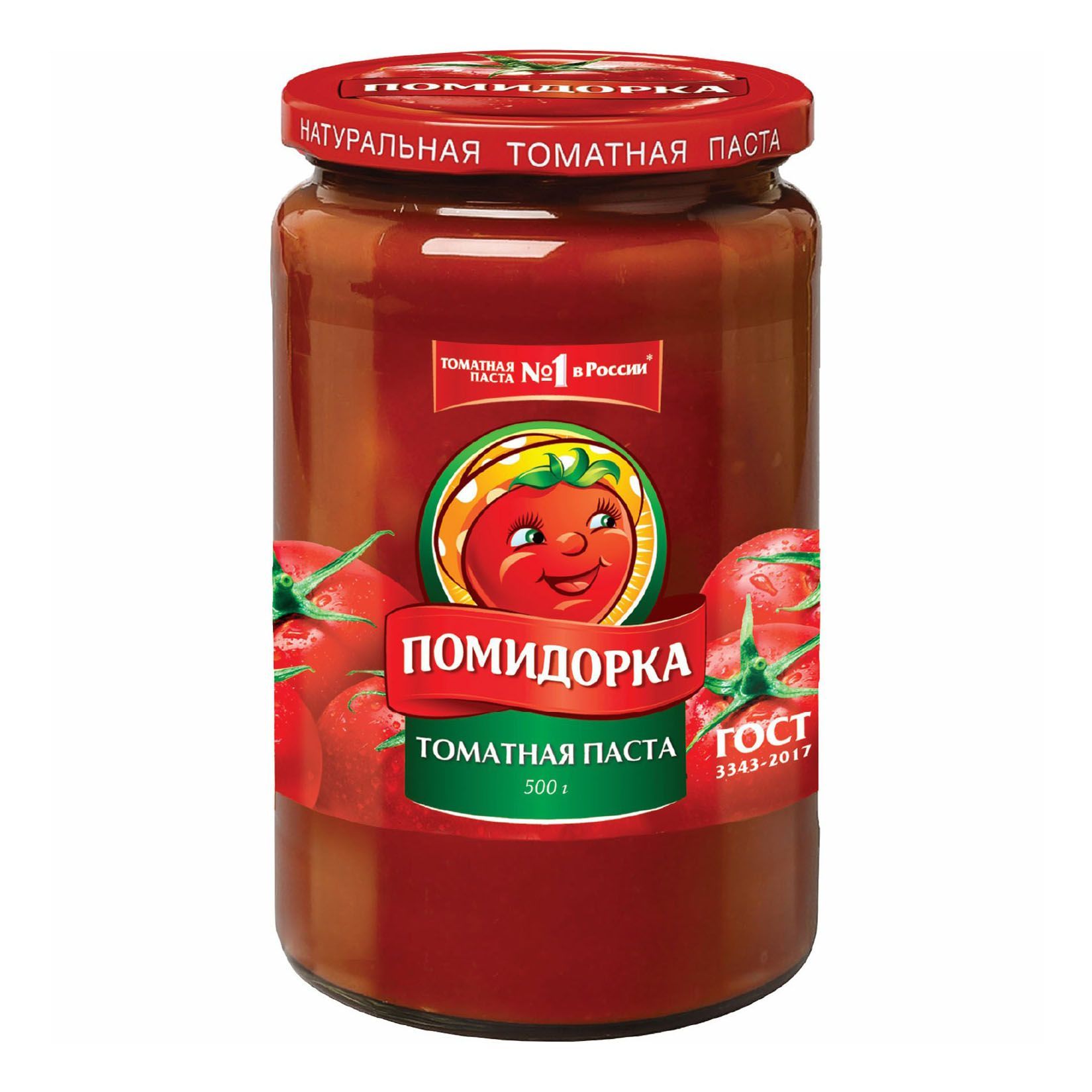 Томатная паста "Помидорка" ст/б 370гр. 