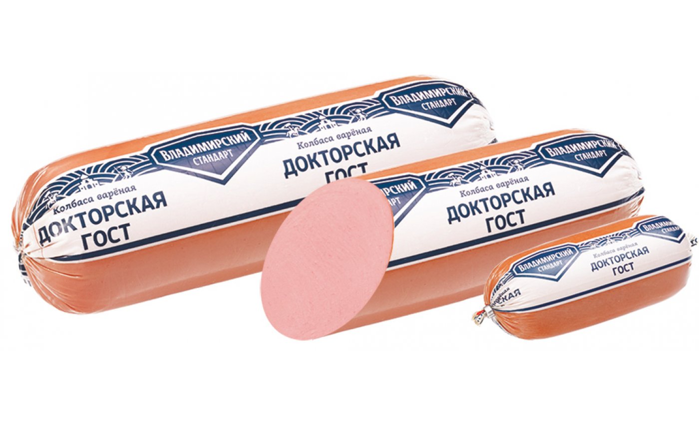 Колбаса вар Классическая ц/ф Владимирский стандарт, вес