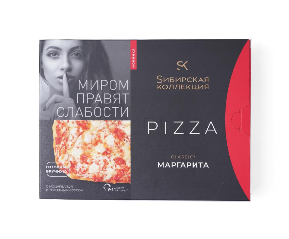 Пицца CLASSIC PIZZELLA ПЕППЕРОНИ/МАРГАРИТА "Сибирская коллекция"365г