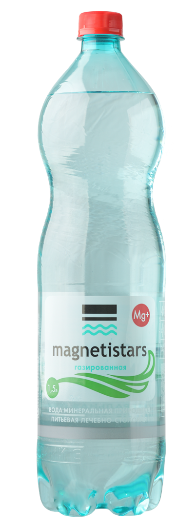 Вода минеральная магниевая (MAGNETISTARS) газ. 1,5 л ООО УЗМВ