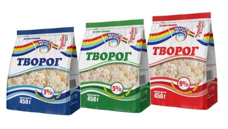 Творог Радуга вкуса м.д.ж 9% 800 гр