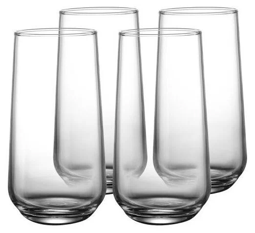 Набор стаканов ALLEGRA, стекло, в подарочной упаковке 470мл (4 шт)