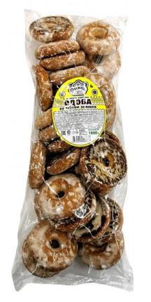 Печенье сдобное "Сдоба со вкусом ананаса" 1кг, ООО Крекер, г.Киров