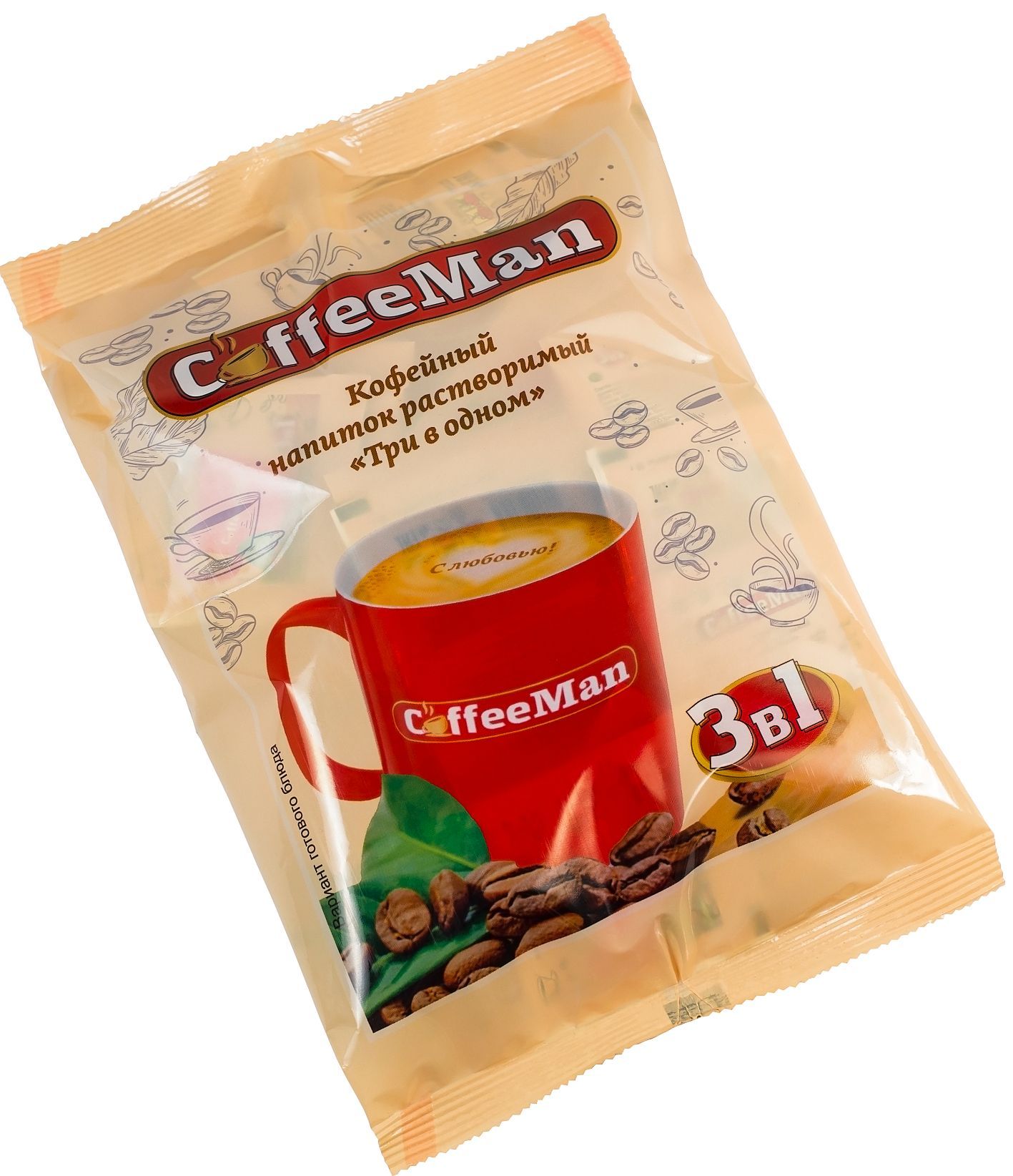 Кофе 3в1 CoffeMan 18г х 30шт