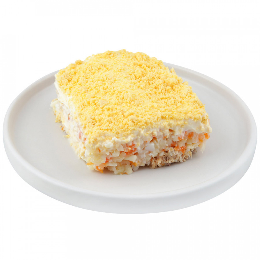 Салат рыбоовощной с майонезом МИМОЗА, 200 г