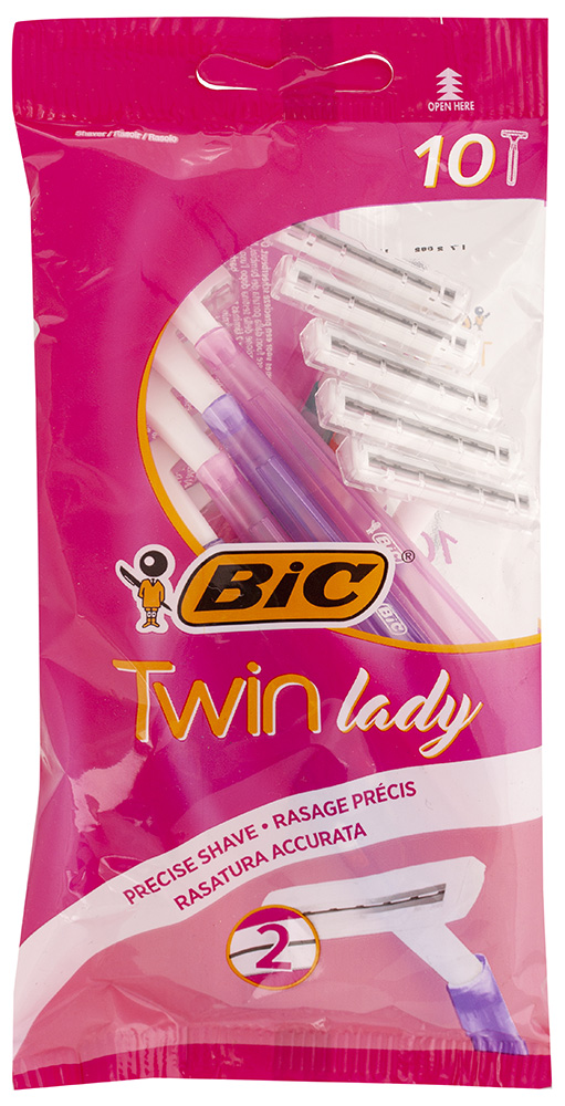 Станки для бритья bic twin lady