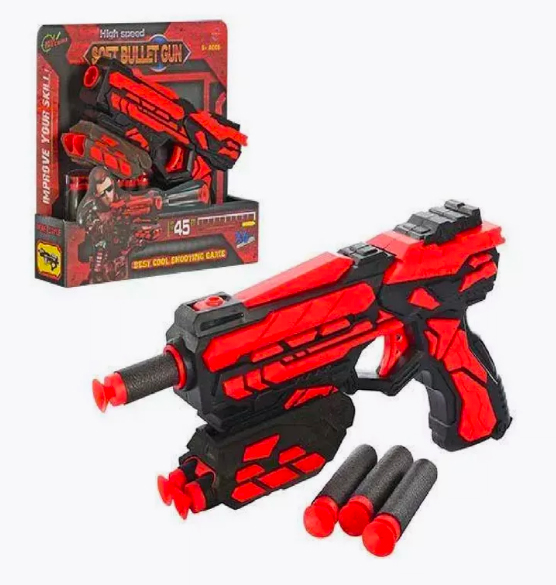 Игрушечное оружие "Бластер 6 зарядный"