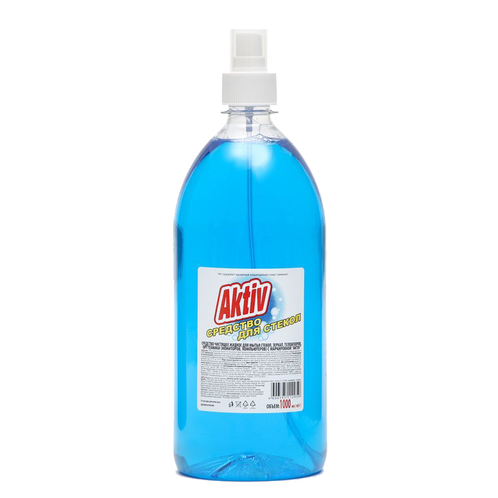Средство для мытья стекол AKTIV с распылителем 1000 мл ЕвроТек ООО