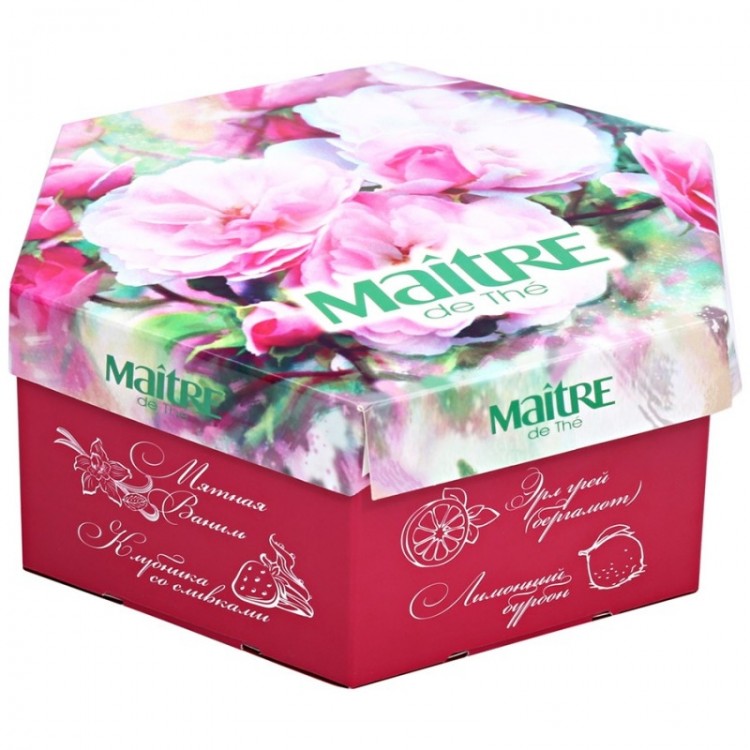 Набор чая Мэтр Цветы 60шт*2Г коробка