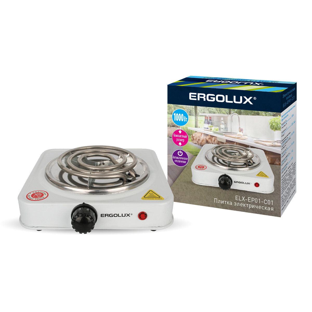 Электроплитка ERGOLUX ELX EP01 C01