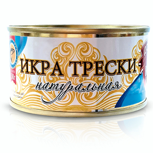 Икра трески слабосоленая Донская кухня ж/б/ 130гр