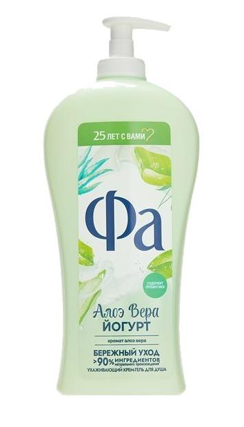 Гель д/душа BY ФА, 750мл Йогурт Алоэ Вера