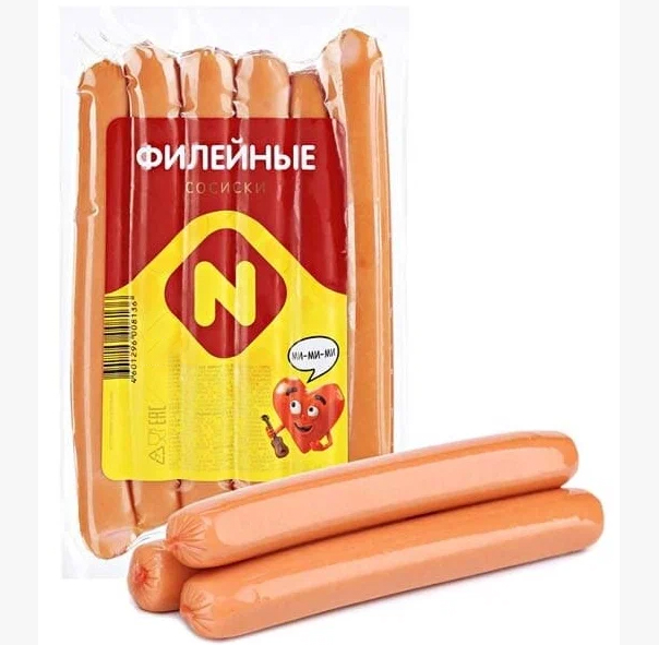 Сосиски «Филейные» Папа Может, вес