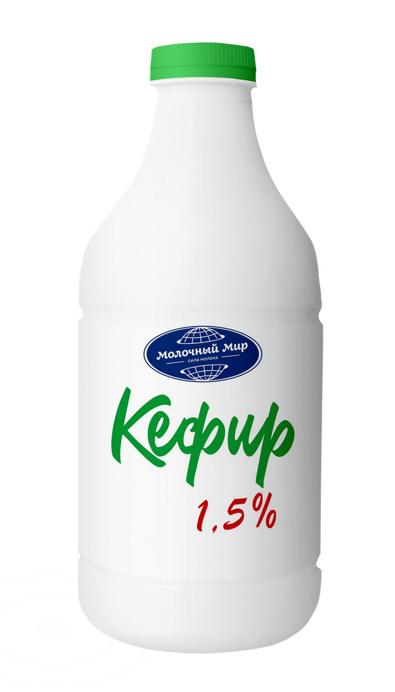 Кефир Молочный мир 2,5% 1,45л ПЭТ. БЗМЖ